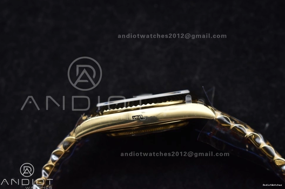 40 725 on Steel YG (Gain QF Bracelet President A2836 904L Dial Weight) Best DayDate V4 Green GoAnywhere Edition Black 0209